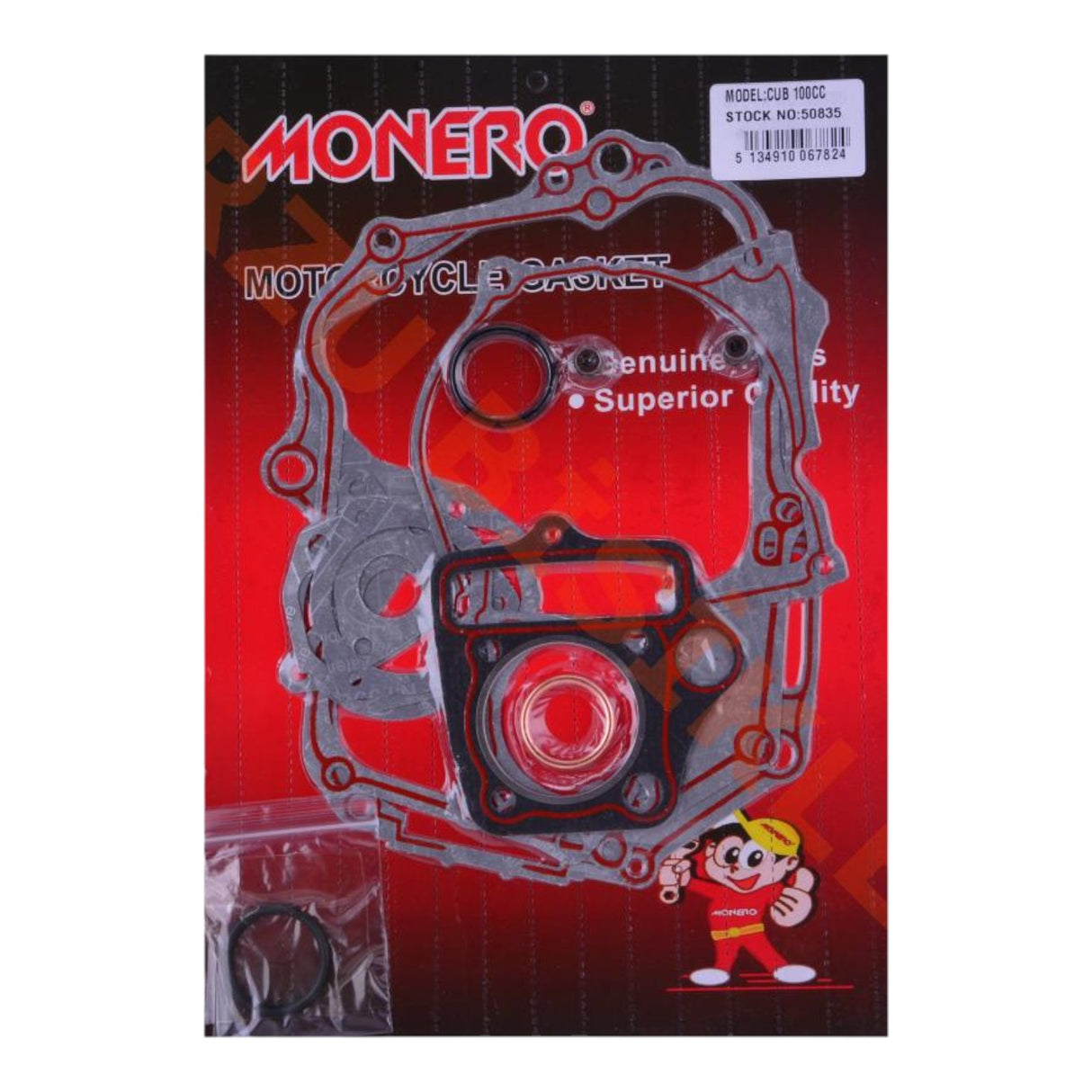 100cc CUB Silikonlu Conta Takımı (Subap Keçesi Dahil)