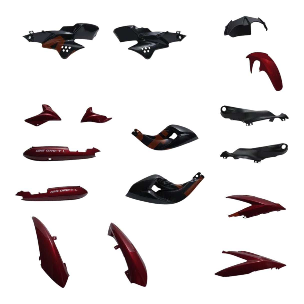 Mondial Drift L Kaporta Seti (Kırmızı)