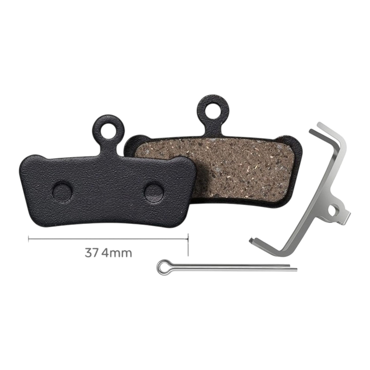 Bisiklet Disk Fren Balatası (Yarı Metal) (BP1011) (Kutulu)