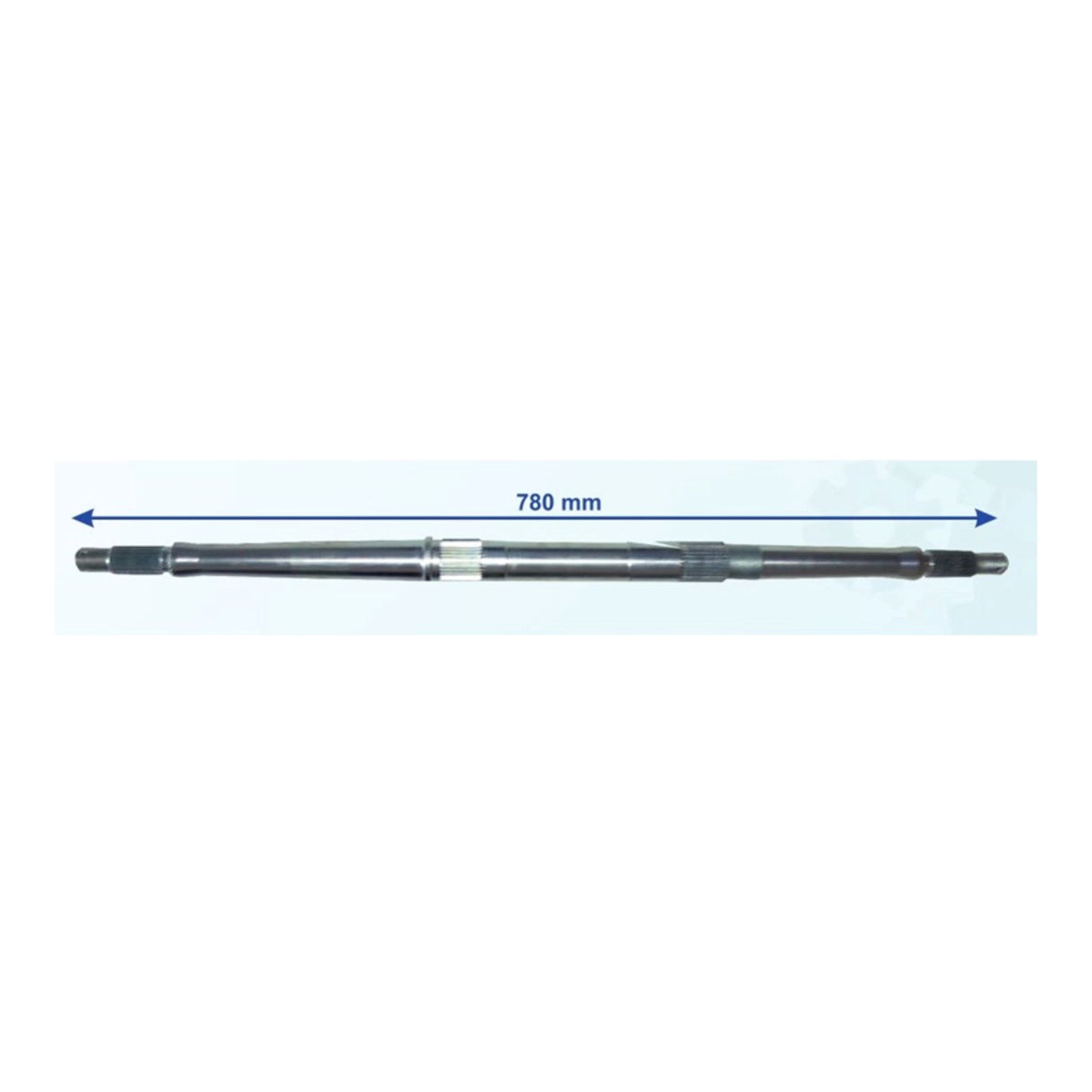 ATV HuskyX 150 Arka Aks Mili (780 mm) (Tek Yivli) (35 mm Bilya Yatağı) (23 Freze) (Yerli)