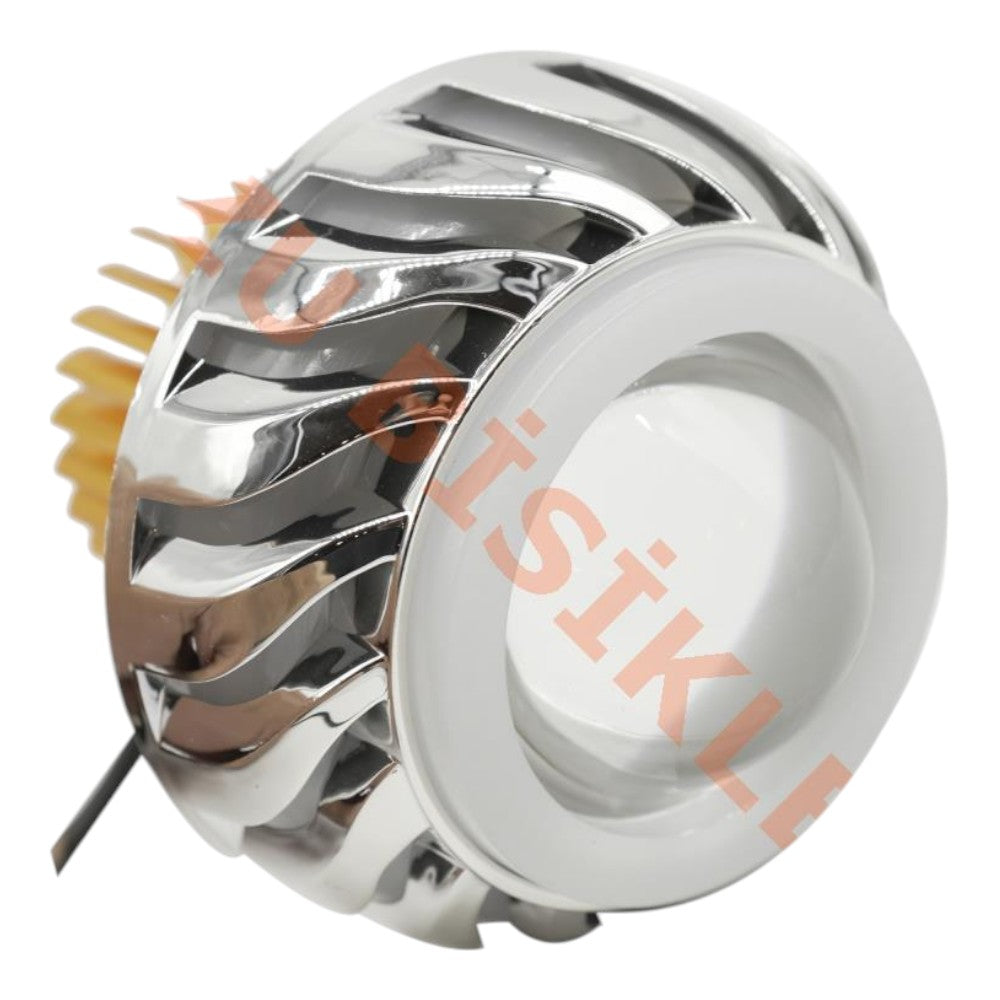 Angel'lı Çakarlı Sis Lambası (Yeni Model) (Alev)