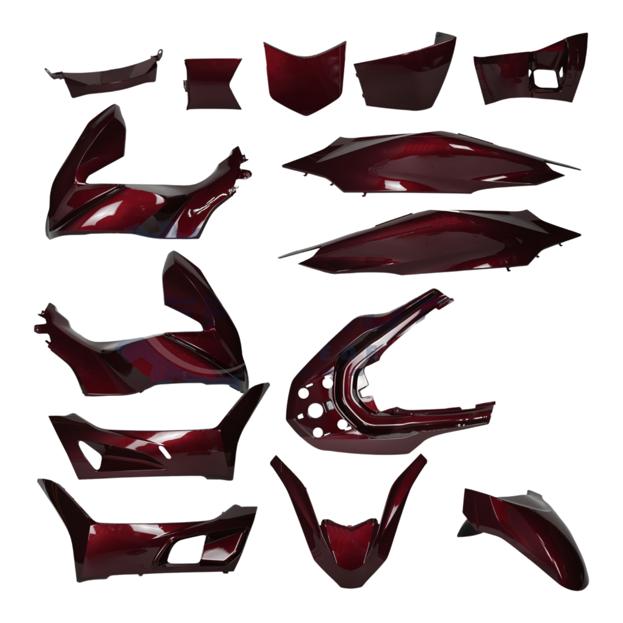 Honda PCX Kaporta Seti (Bordo) (2020-2024)