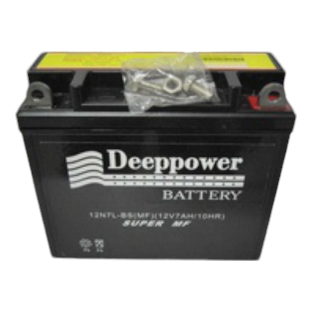 Deeppower Motosiklet Aküsü 12N7L-BS (12V 7AH/10HR)