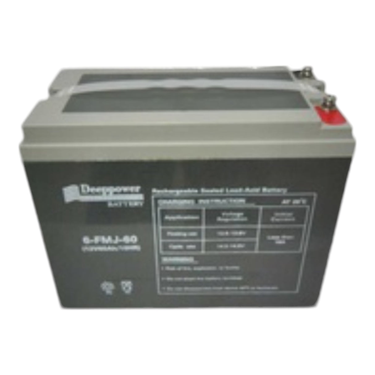 Deeppower 6-FMJ-80 (12V 80Ah / 10Hr) E-Bike Akü