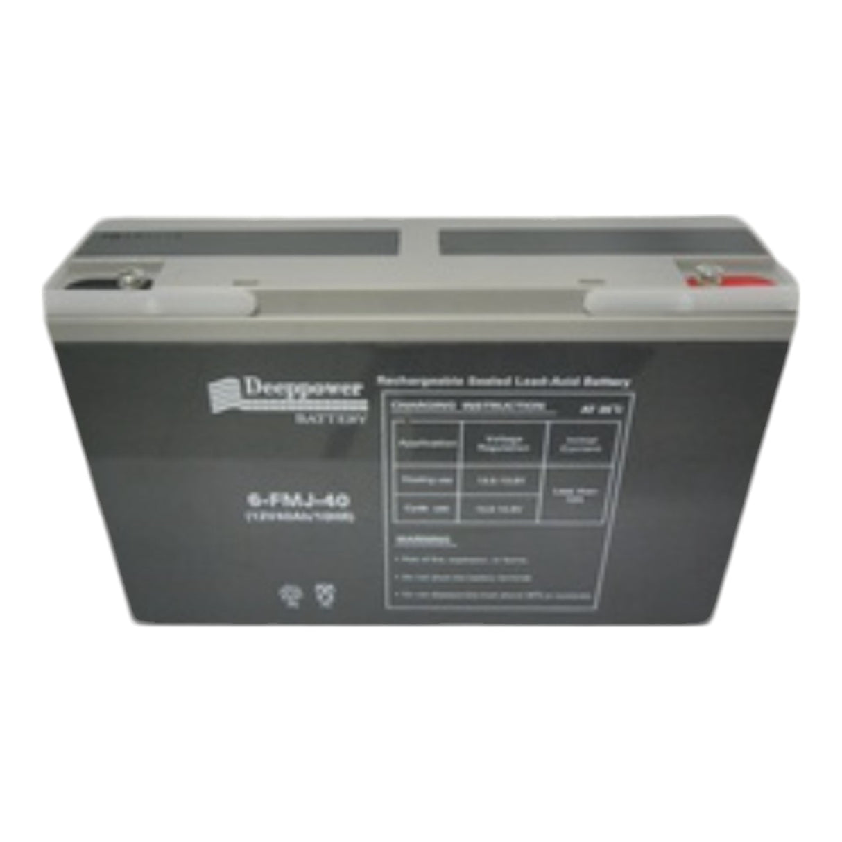 Deeppower 6-FMJ-40 (12V 40Ah / 10Hr) E-Bike Akü