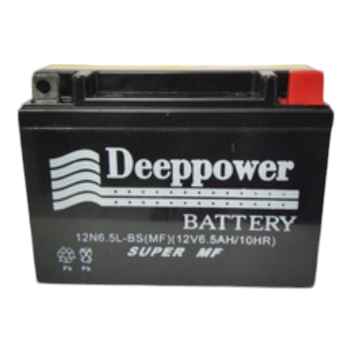 Deeppower Motosiklet Aküsü 12N6,5L-BS (12V 6,5AH/10HR)