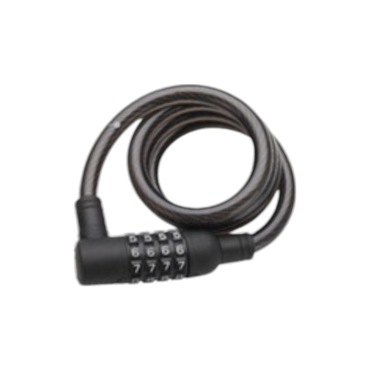 Halat Kilit Dolamali 4 Şifre 12x120cm Siyah (Ty535)