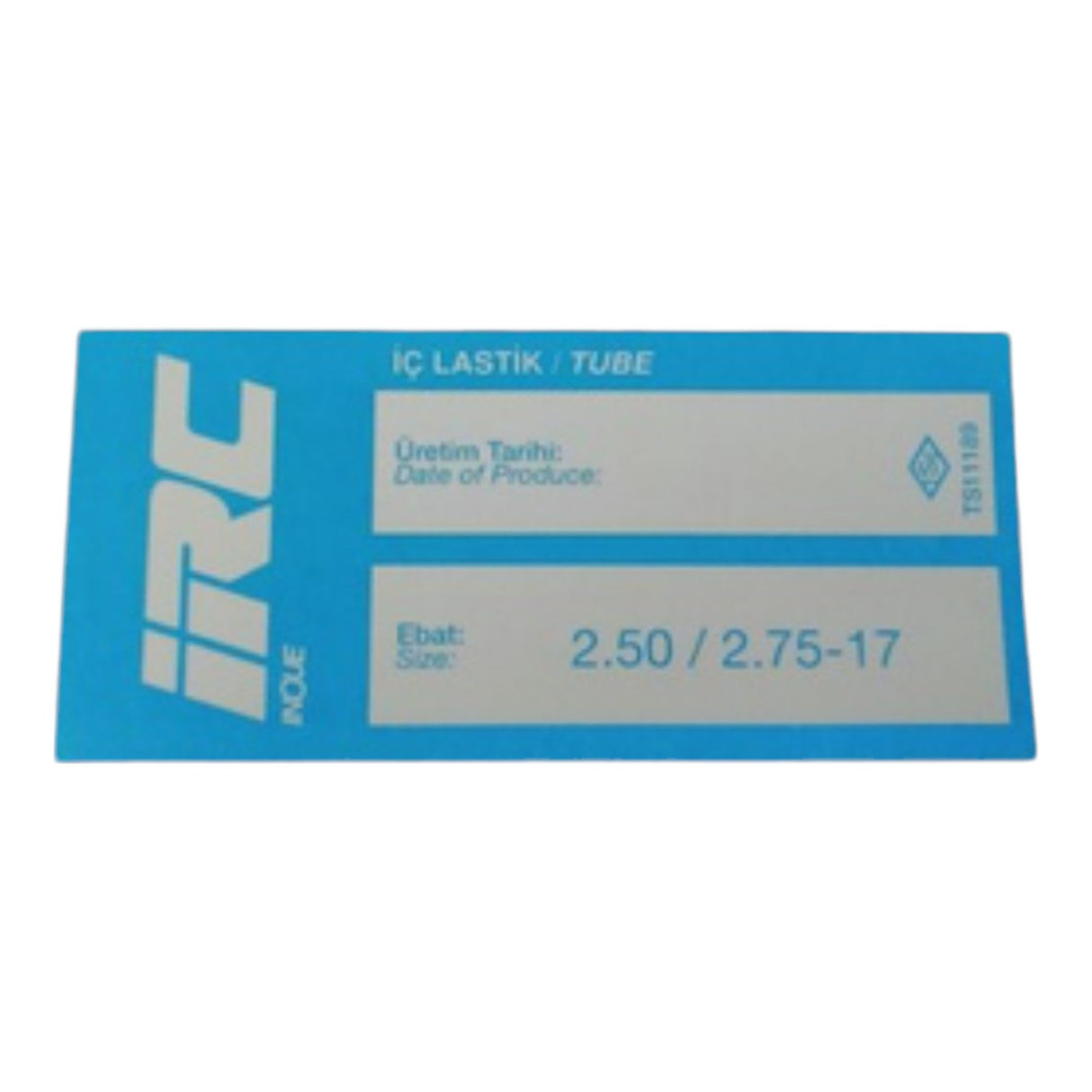 IRC İç Lastik 2.50/2.75-17 (8538)