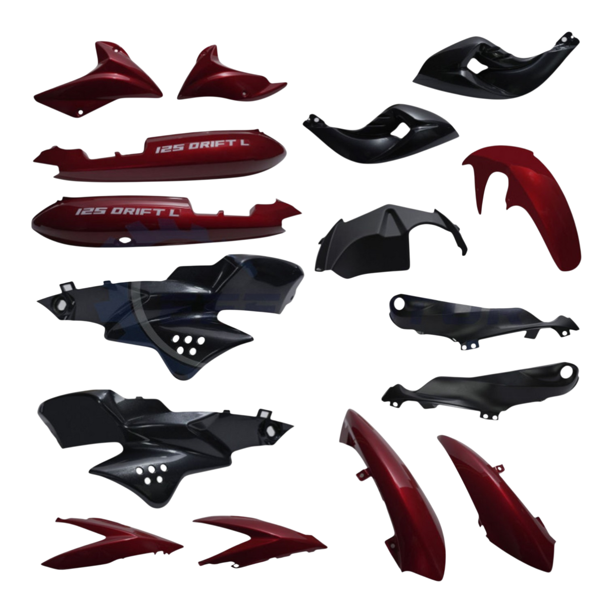 Mondial Drift L Kaporta Seti (Kırmızı)