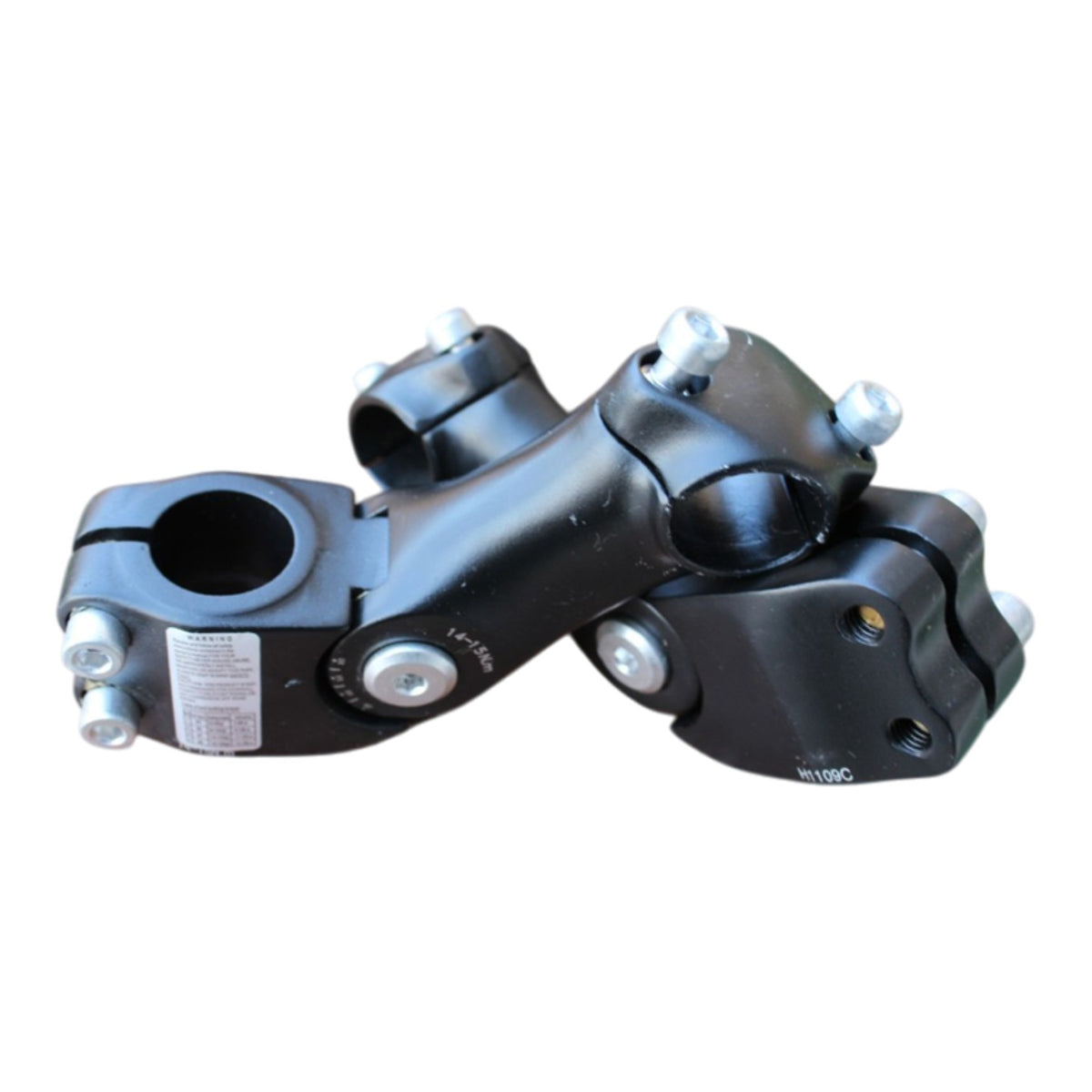 Bisiklet MTB Ayarlı Gidon Boğazı (25.4 mm) (Alüminyum) (Siyah) (TW Z00M)