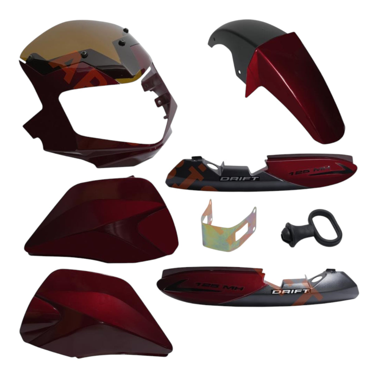 Mondial MH Drift Kaporta Seti (Kırmızı)