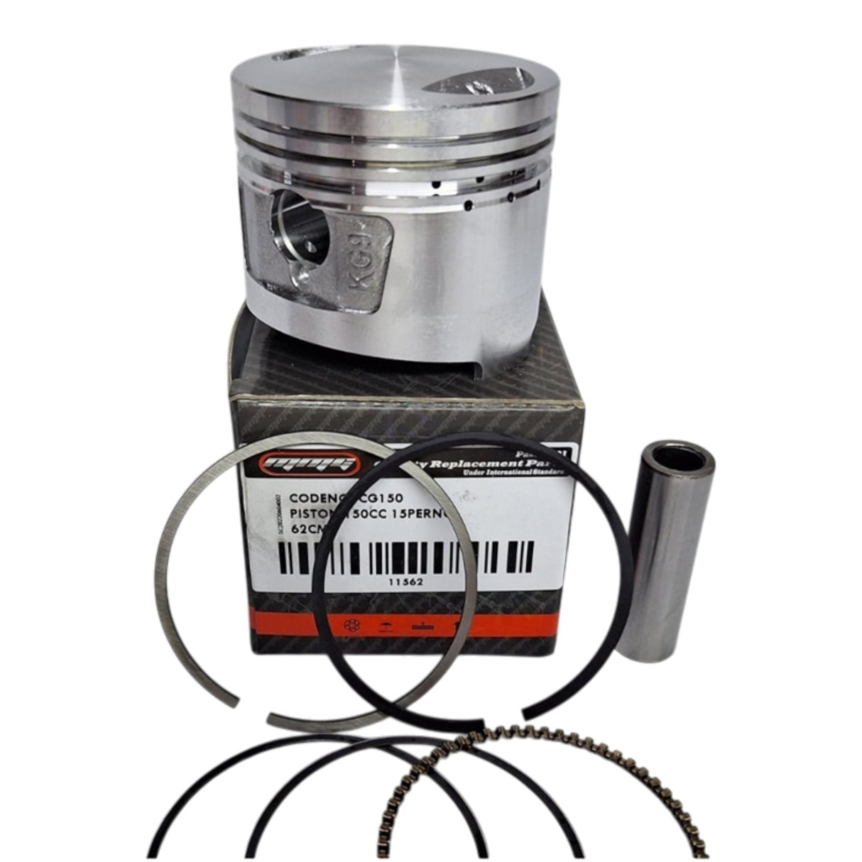 CG Serisi 150cc Piston Seti (15 Pim) (62mm) (İthal)