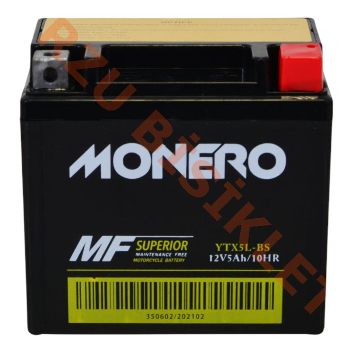 Monero Akü YTX5L - BS (Honda Dio - Yamaha BWS - Honda Titan)(113*68*105)