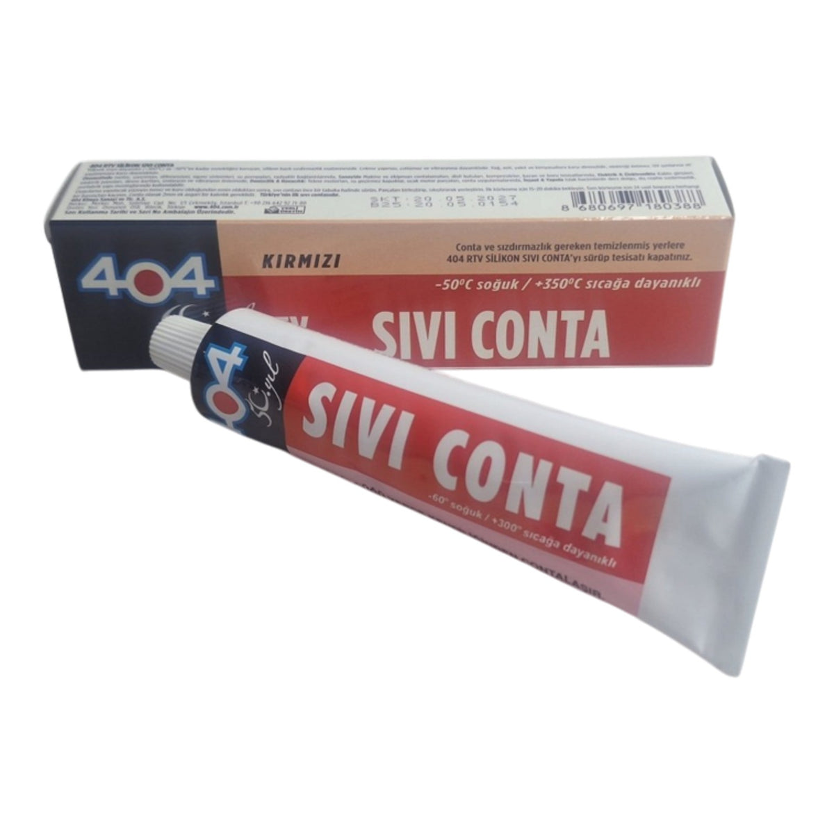 404 Sıvı Conta (Kırmızı) (80 gr)