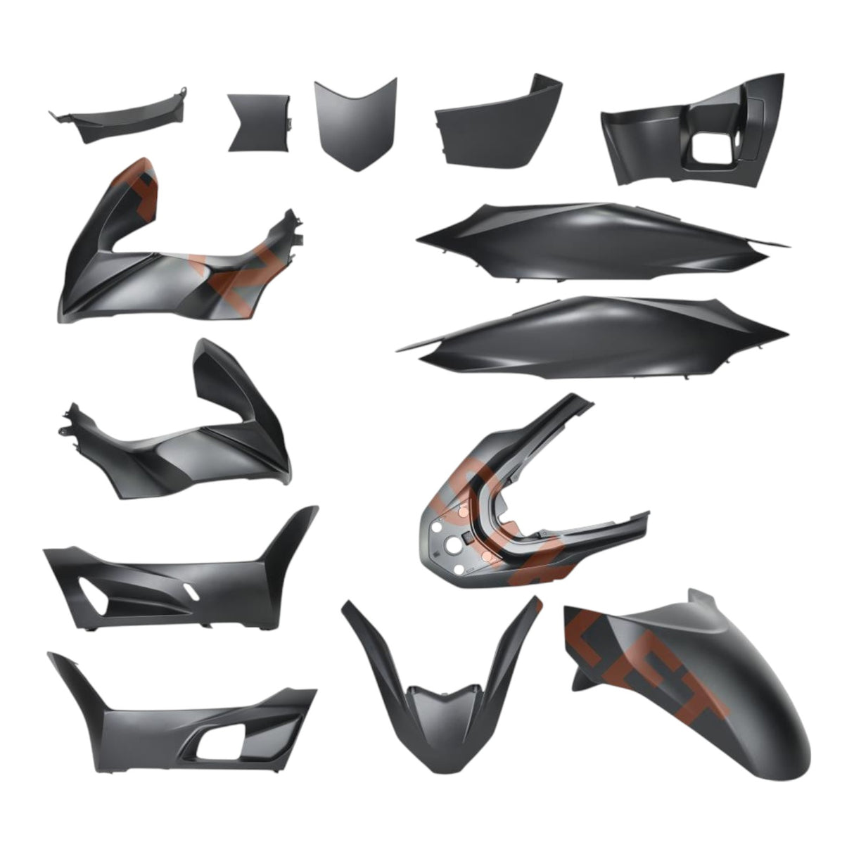 Honda PCX Kaporta Seti (Siyah) (2020-2024)