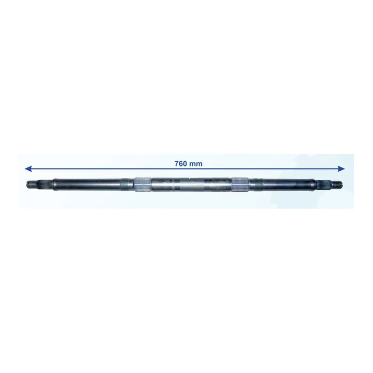 ATV LX 200 Terralander Aks Mili (760 mm) (35 mm Bilya Yatağı) (22 Freze) (Yerli)