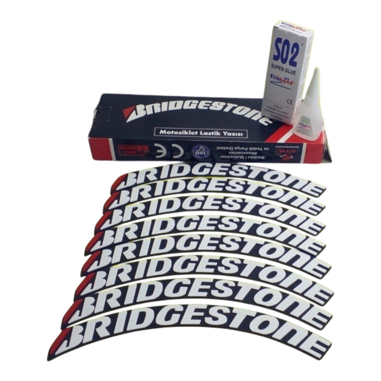 Bridgestone Lastik Yazısı (Lastik Kenarı Aksesuarı) (İthal)