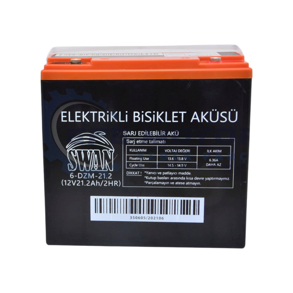 E-Bike Akü 12V-20/24 Amper [Dik] [180x78x70 mm] (Swan)