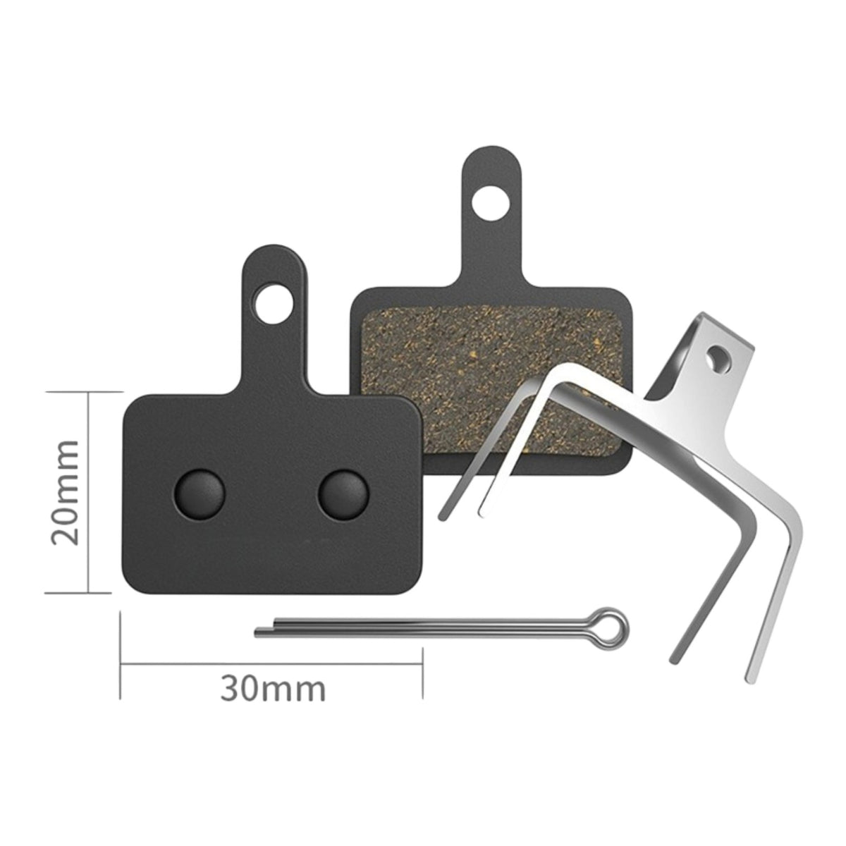 Bisiklet Disk Fren Balatası (Yarı Metal) (BP1001) (Kartlı)
