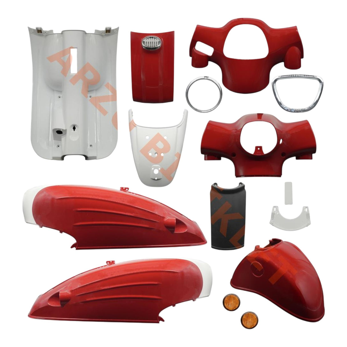 Mondial Turismo Kaporta Seti (Kırmızı) (Boyalı Aksam)