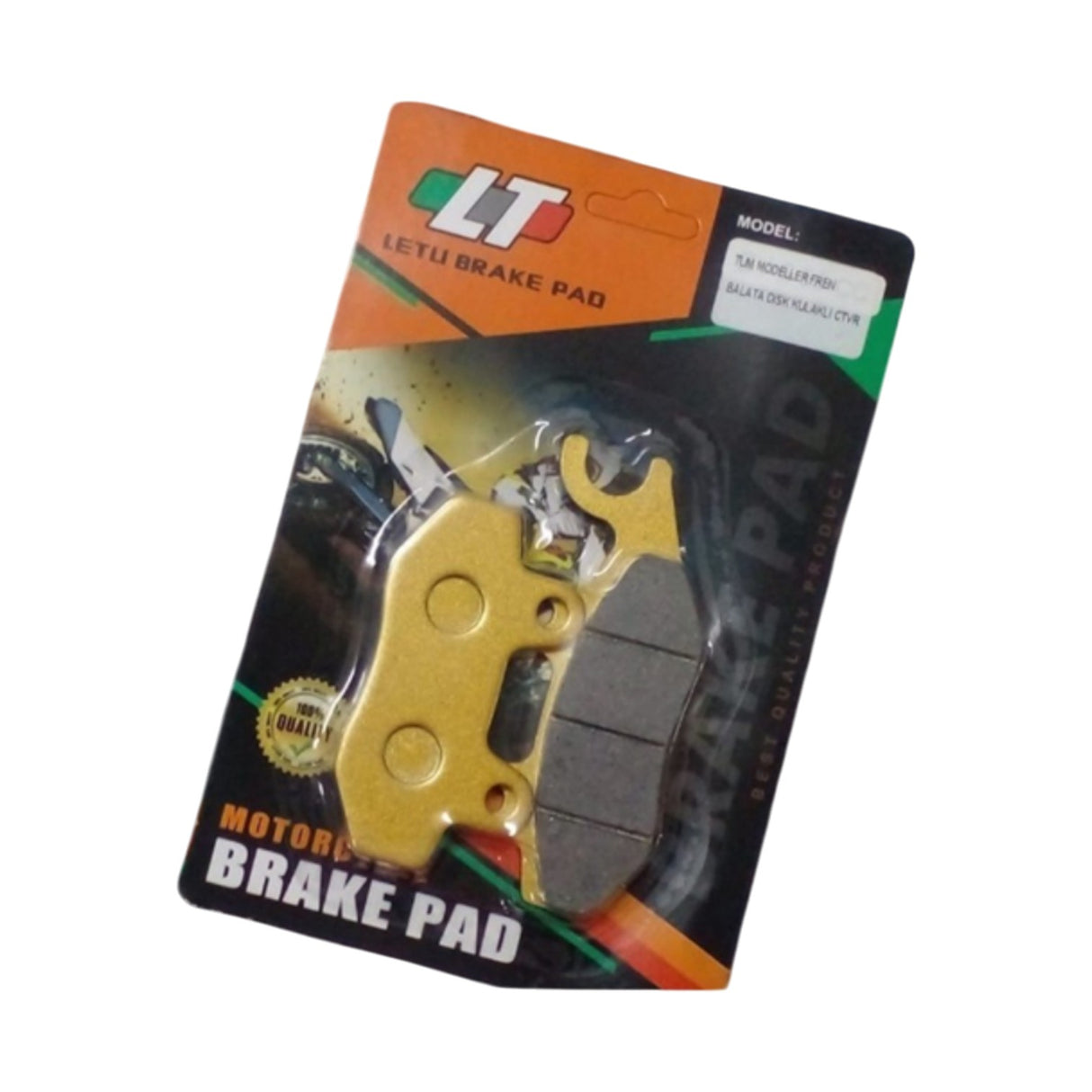 Motosiklet Disk Fren Balatası (LT) (İthal) (Kulaklı) (Gold) (Tüm Modeller)