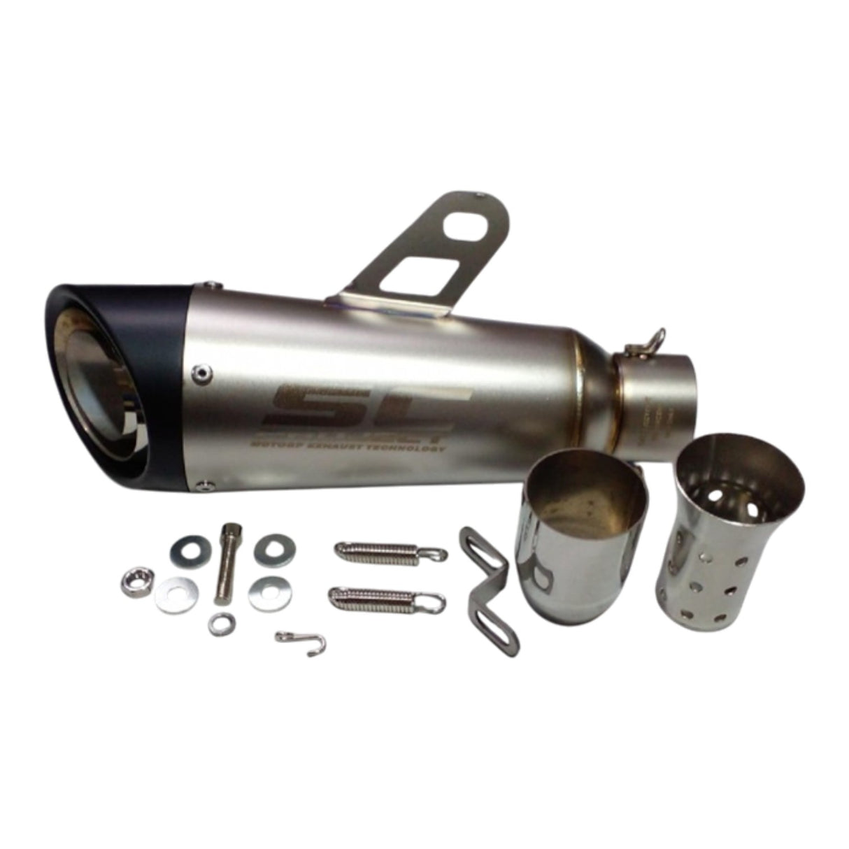 Modifiye Egzoz Titanium 310*51mm (Rialli) (SC Project Görünümlü)
