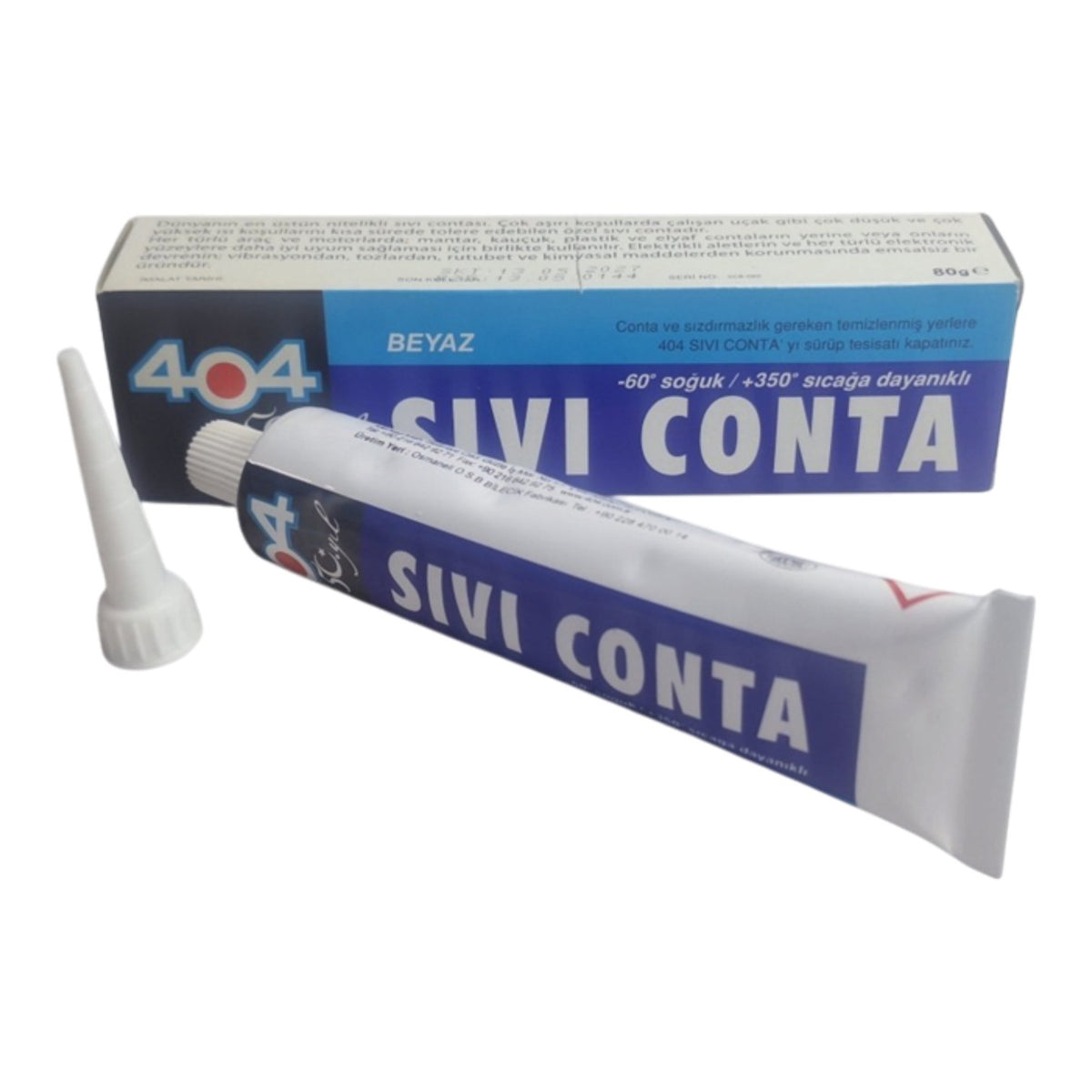 404 Sıvı Conta (Beyaz) (80 gr)