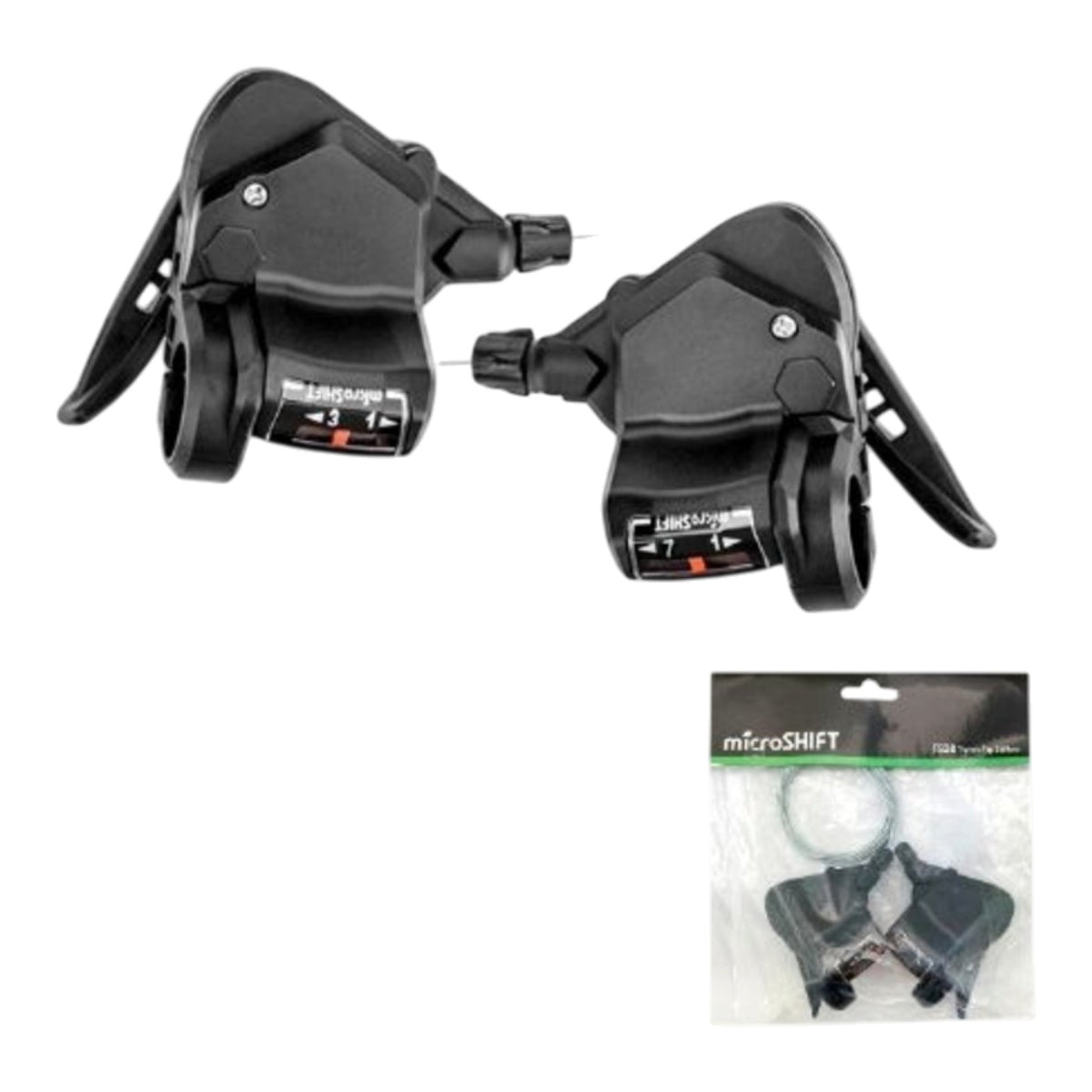 Bisiklet Microshift TS38 Bisiklet Vites Kolu (21 Vites) (Epic) (İthal)