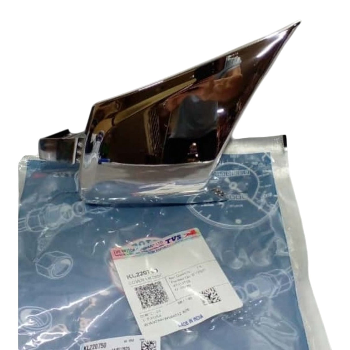 TVS Jupiter 125 Sol Sinyal Alt Dekor Kapak (Nikelaj) (KL220750)
