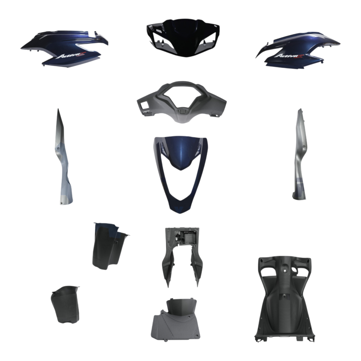 Honda Activa S Kaporta Seti (Mavi) (Yeni Model)