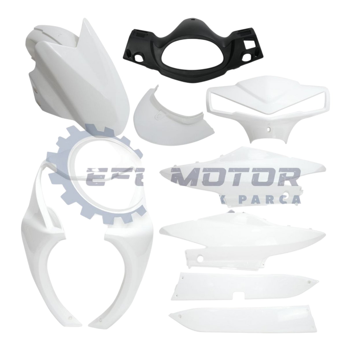 Kuba Space Pro Kaporta Seti (Beyaz) (Boyalı Aksam) (Kuba Space Max Uyumlu)