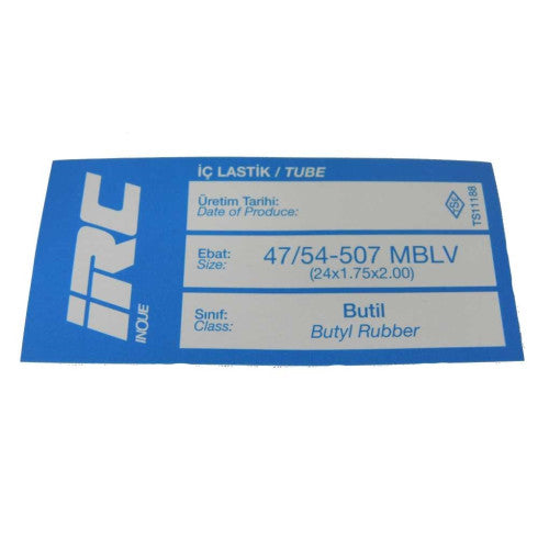 IRC İç Lastik 24x1.75x2.00 (47/54-507 MB-L/V) (8643)