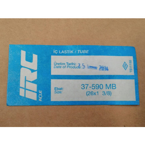 IRC İç Lastik 26x1 3/8 (37-590 MB) (8582)