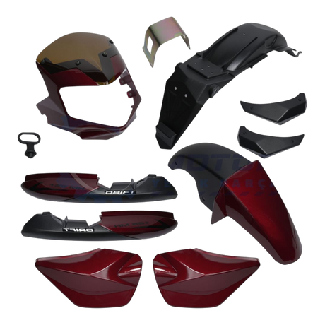 Mondial MH Drift Kaporta Seti (Kırmızı)