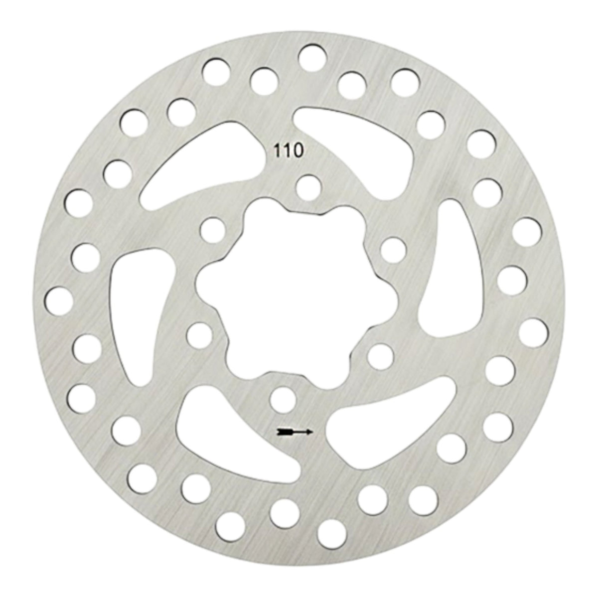 Bisiklet Fren Diski (Rotor) (110 mm) (6 Vidalı) (YRT-01) (İthal)
