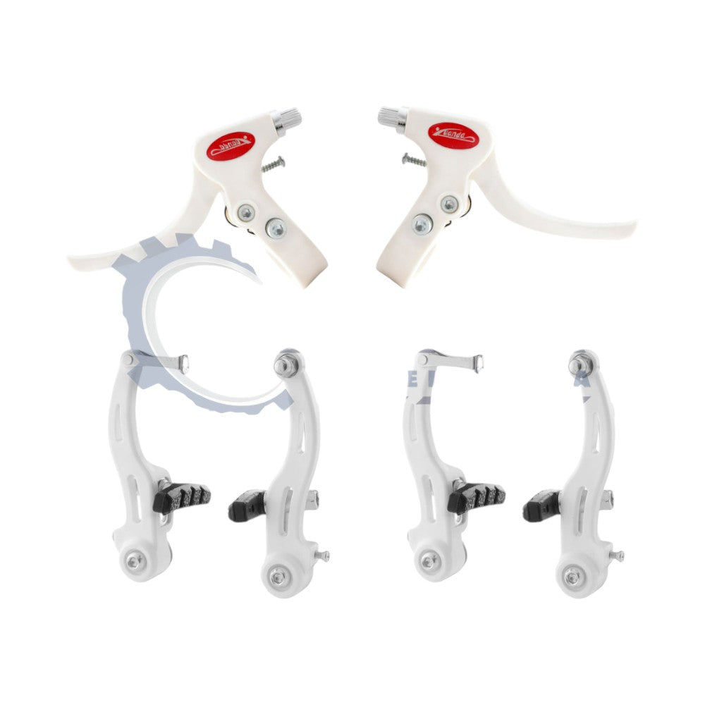 Bisiklet 16-20 V Brake Fren Takımı Vidalı Beyaz