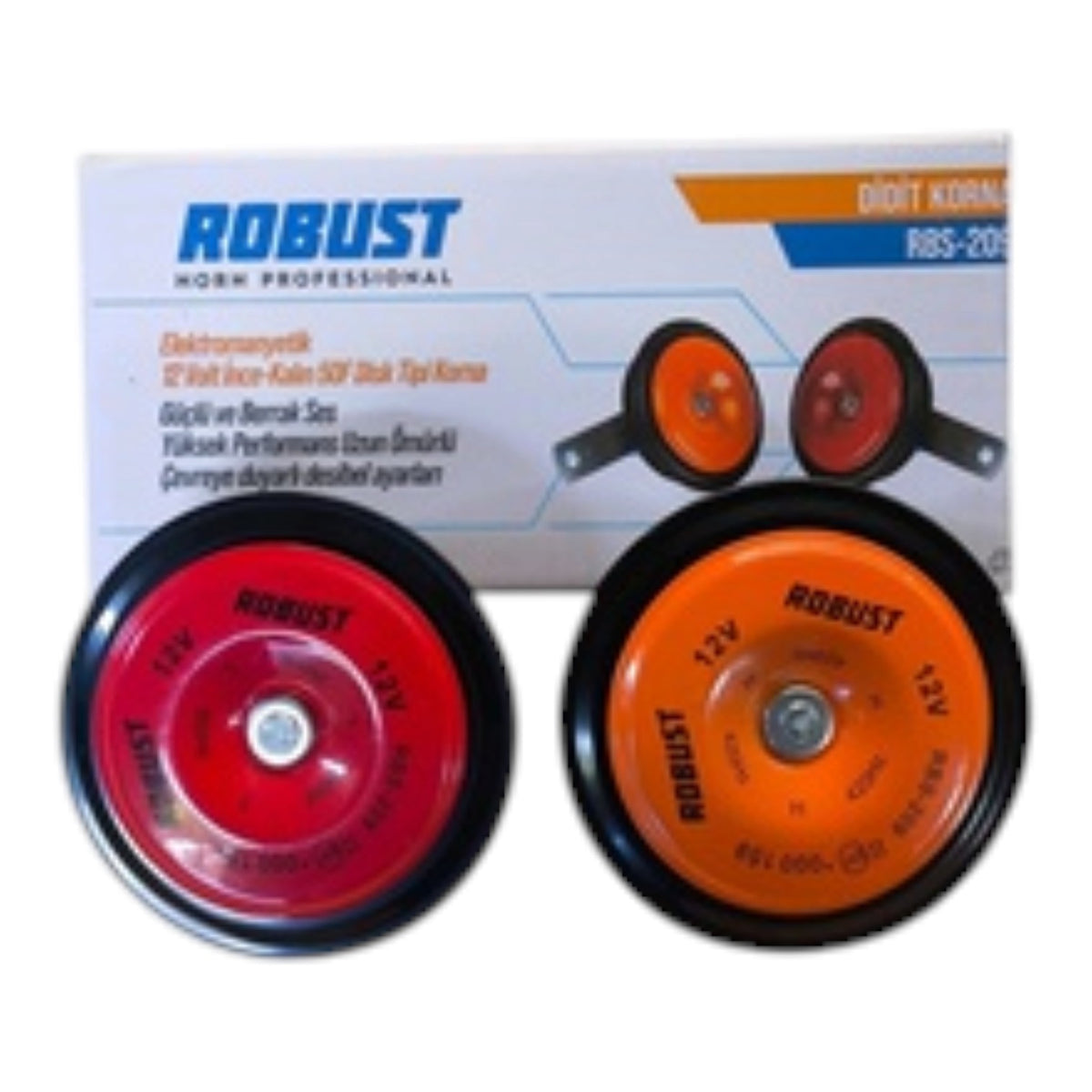 Korna 12V Didit (İnce Kalın Ses) (RBS-209) (İthal)