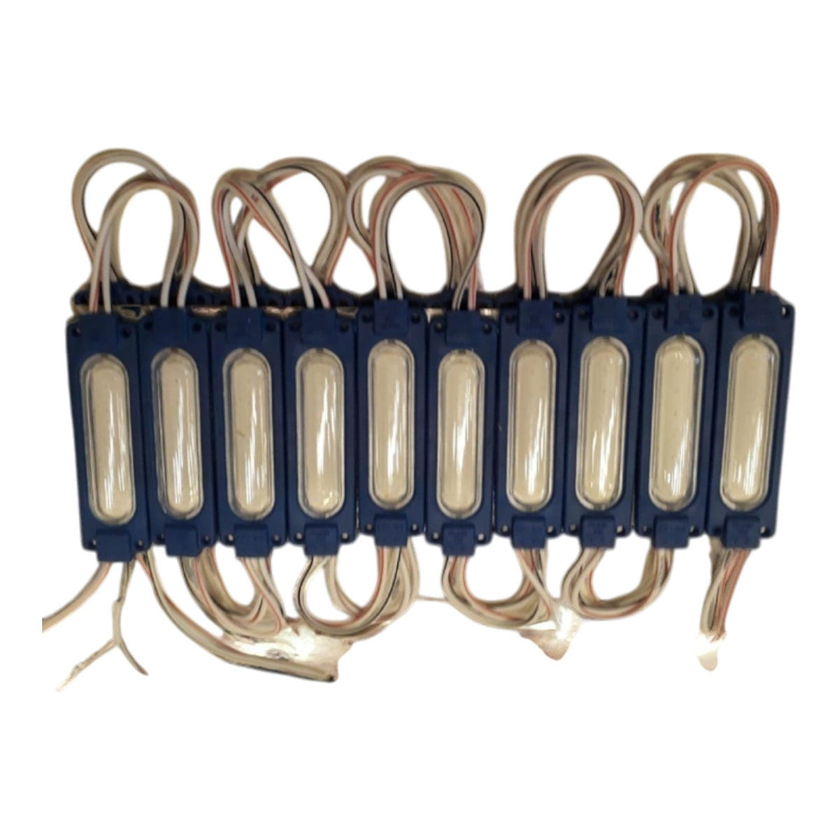 Motosiklet 3lü LED (Güçlü Işık) (Mavi)