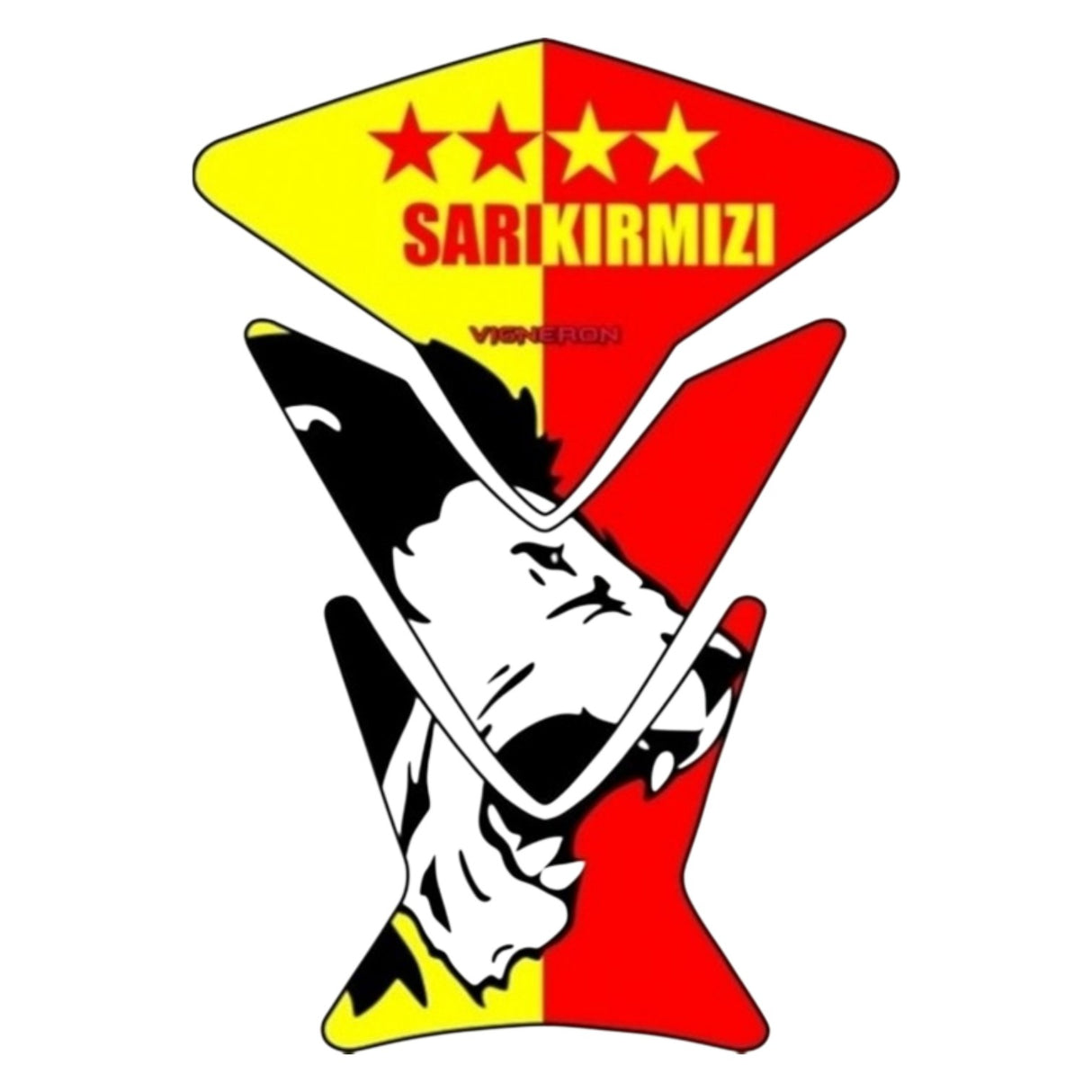 Tank Pad Sarı Kırmızı 0763