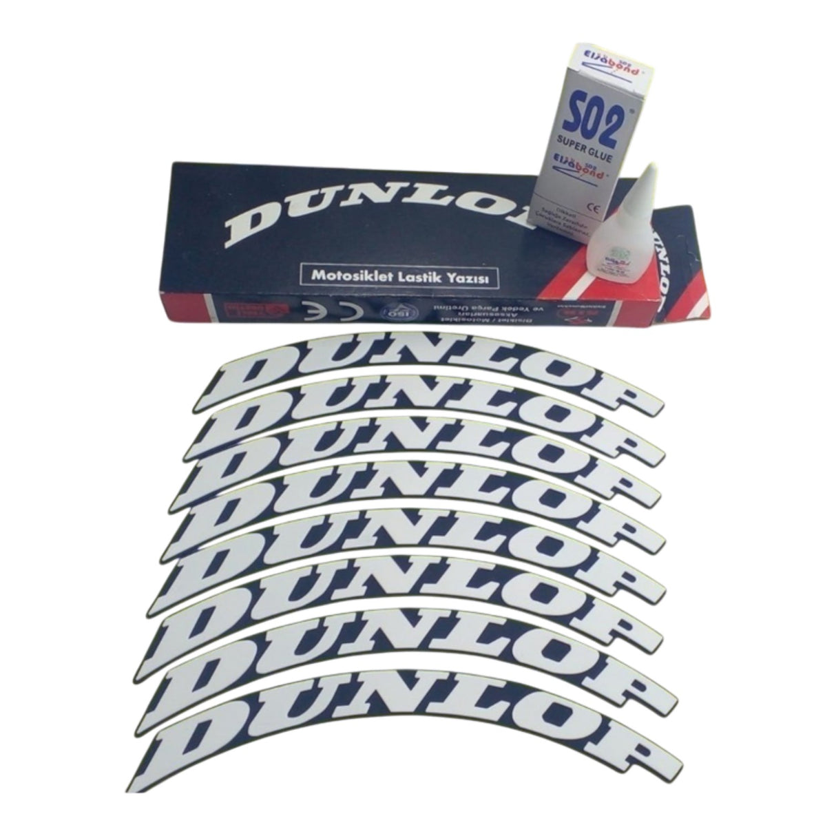 Dunlop Lastik Yazısı (Lastik Kenarı Aksesuarı) (İthal)