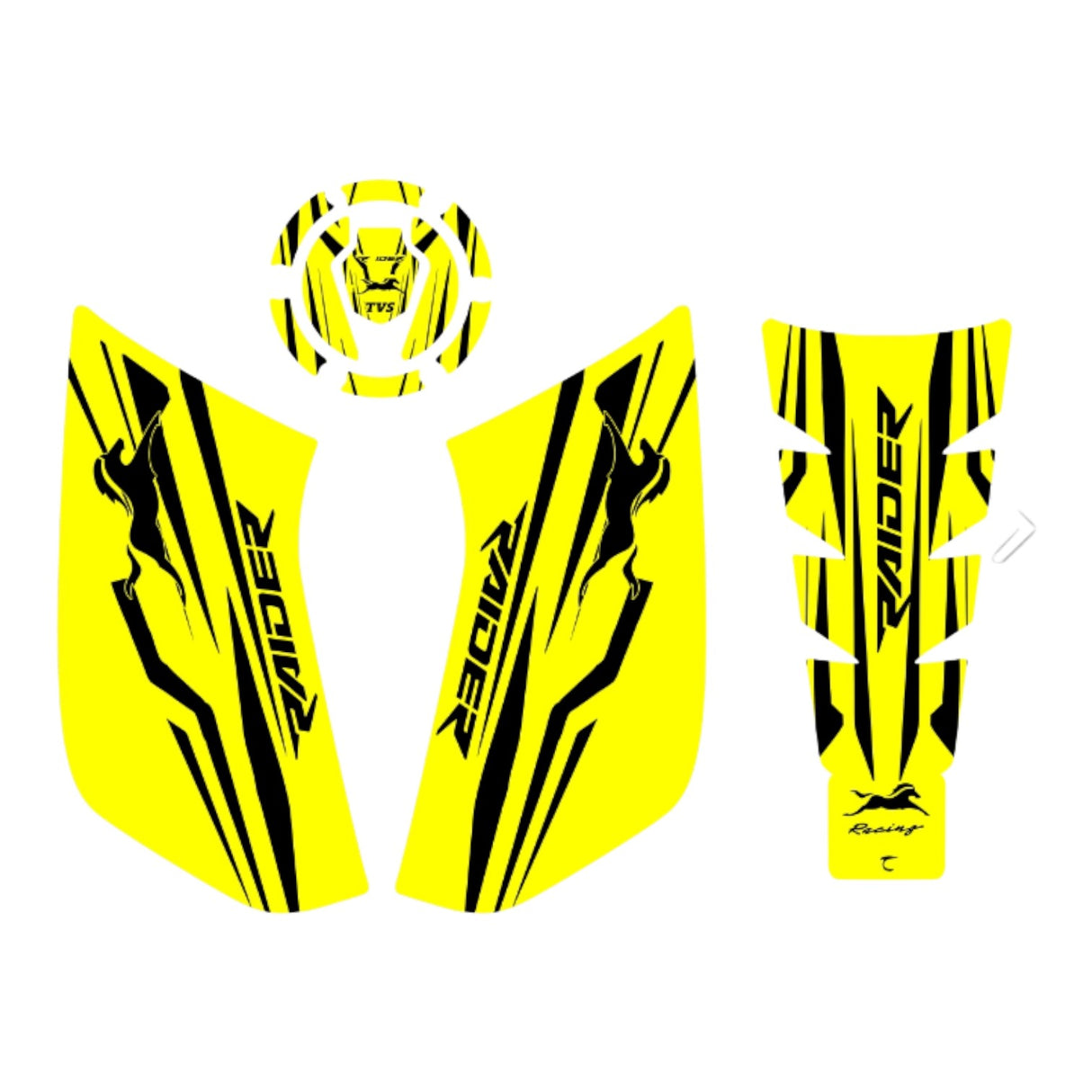 TVS Raider Tank Pad 036 (Sarı)
